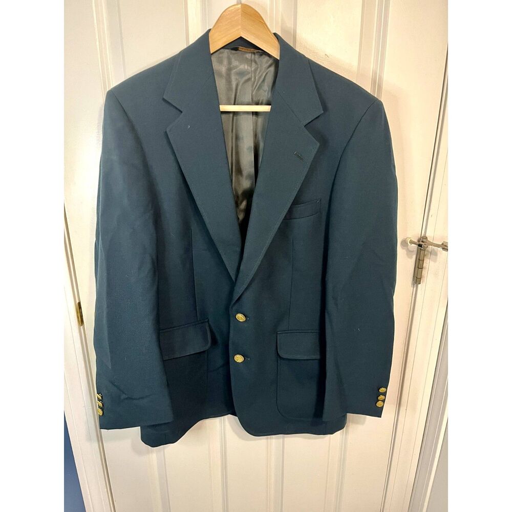 Vintage Men's Green Blazer Size 38R
